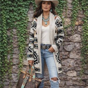 NORTHERN ANGEL Southwest Open Cardigan, M